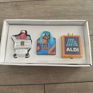 Aldi Holiday Ornament Set - Silver, Blue, Gold